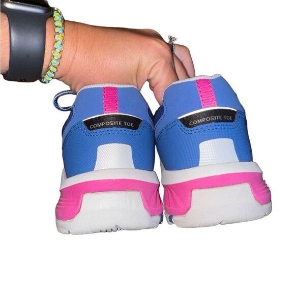 NWT CAT Footwear Women's Quake CT Blue Work+ Safety Nursing Shoes - Size 7 - Picture 6 of 9